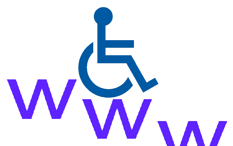 אדם בכסא על WWW